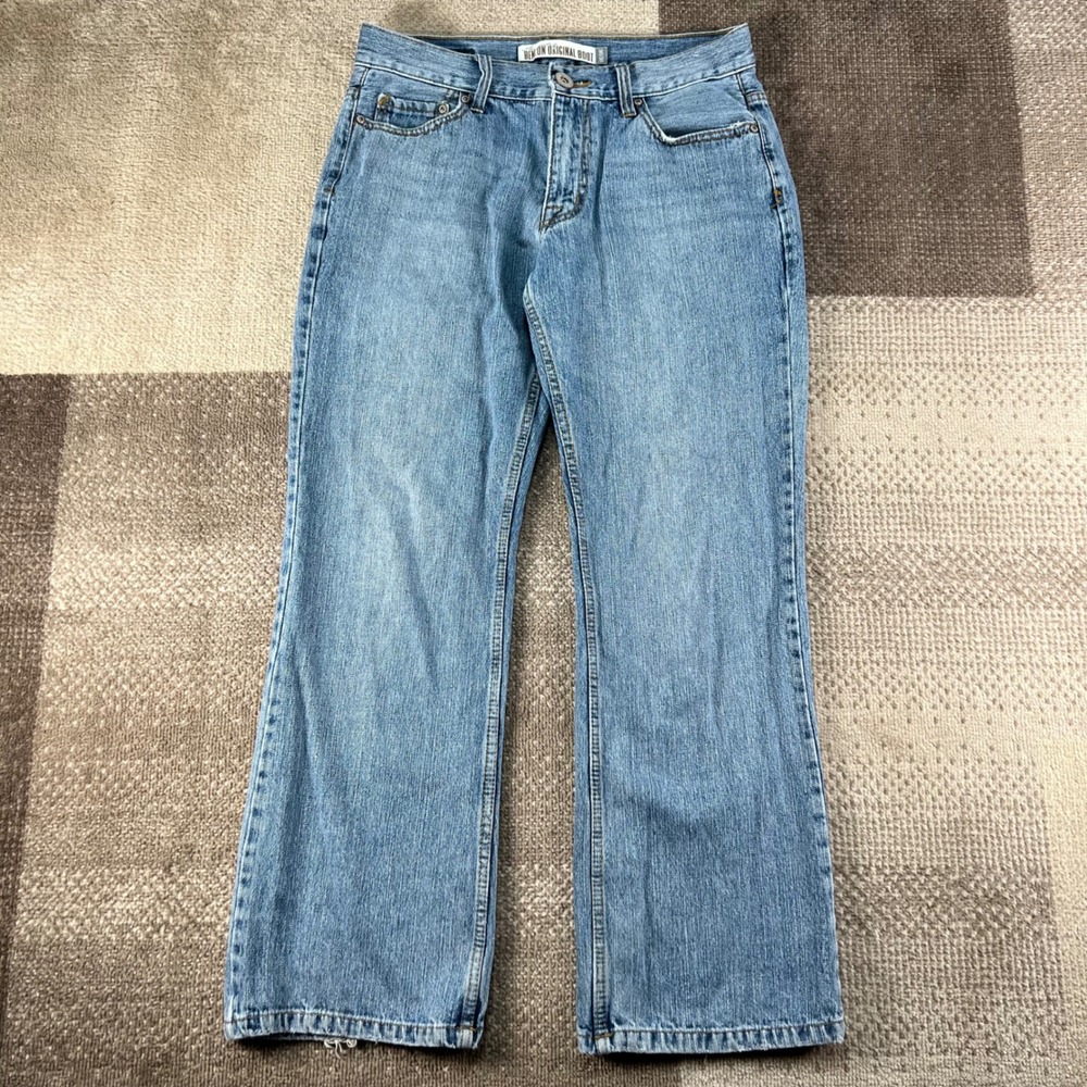 Aeropostale Benton Original Bootcut Jeans Mens 30x30 Light Wash Denim Cowboy